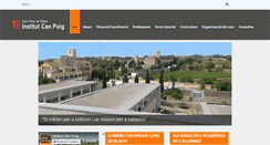 Desktop Screenshot of iescanpuig.com